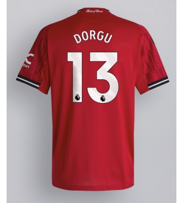 Manchester United Patrick Dorgu #13 Hjemmebanetrøje 2025-26 Kortærmet
